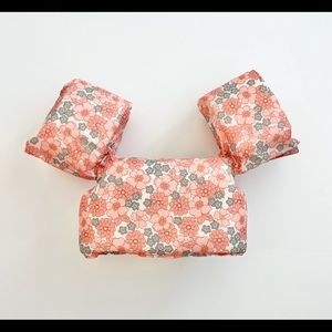 Sweet P Baby Co Peachy Flowers Magical Water Wings Puddle Jumper Floaties NWT